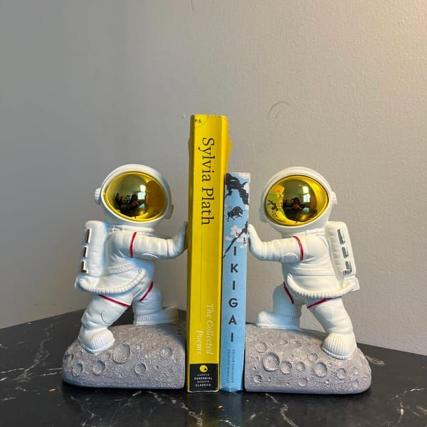 Astronaut Bookends