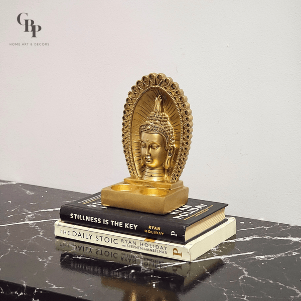 Religious Buddha Ornament and Candle Holder