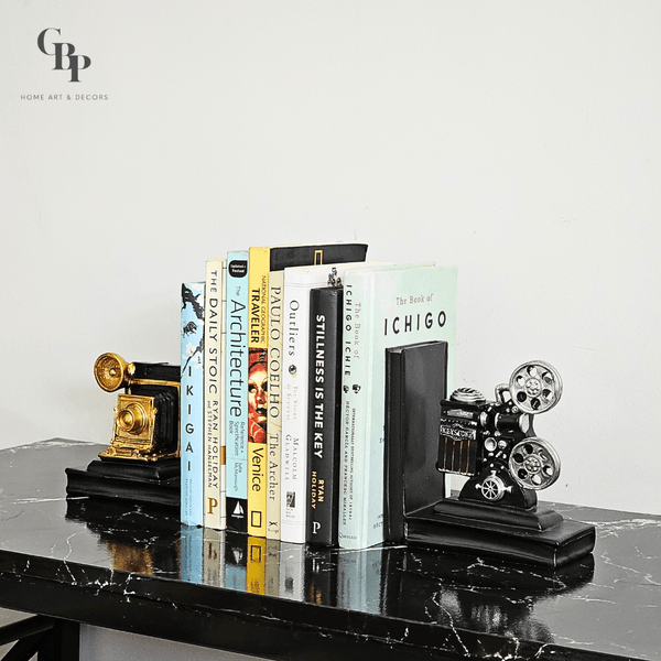 Creative Project & Camera Vintage-Inspired Bookends