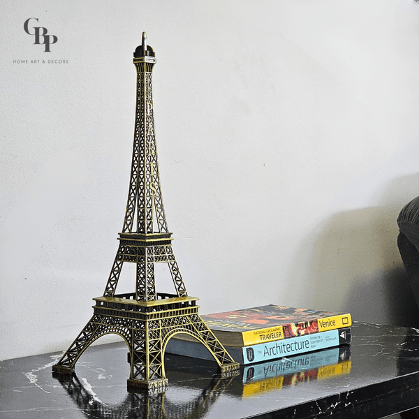 Modern Metal Eiffel Tower Statue Ornament