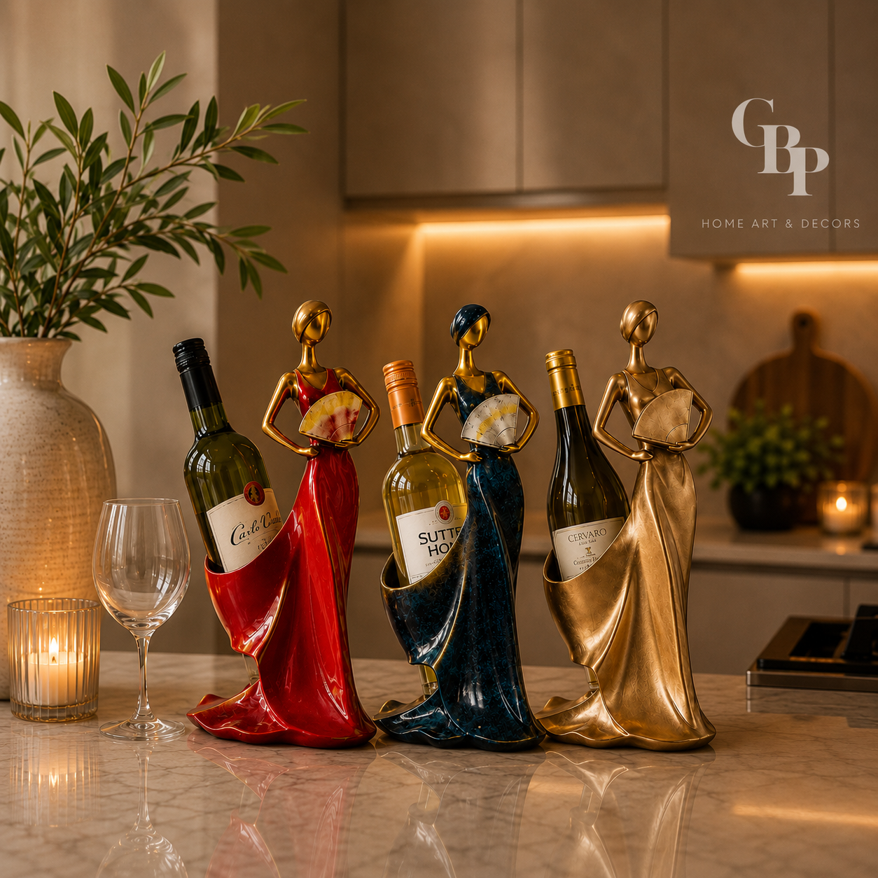 5. Elegant Wine Holder 
