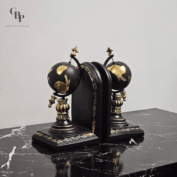 Creative Globe Vintage-Inspired Bookends