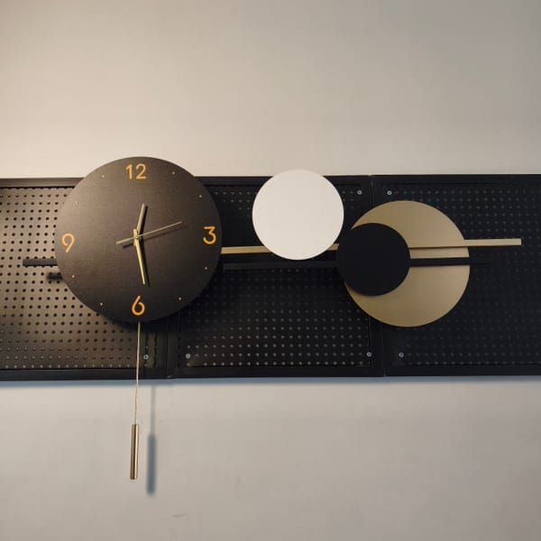 Modern Minimalist Circles Wall Clock