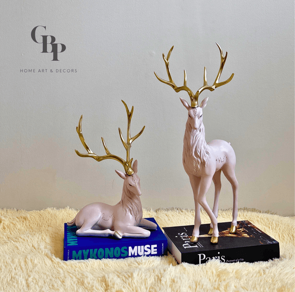 The Stag Deer Guardian of the Forest Figurine (WHITE)